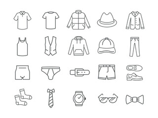 Icons of men's clothing