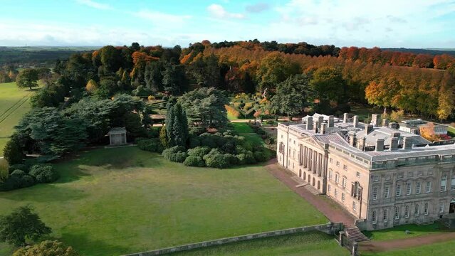 Wentworth Castle is a grade-I listed country house. Aerial footage.
