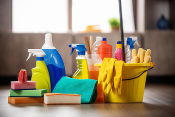 professional cleaning service concept