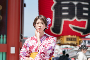浴衣の女性