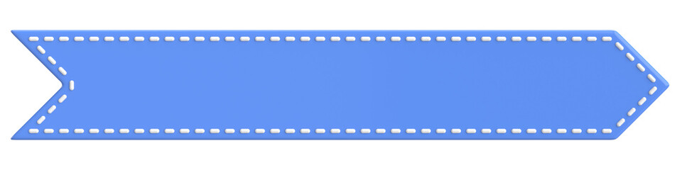 Title label. Header label. 3D illustration.