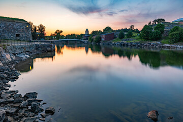 Fototapeta premium sunset over the sea