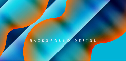 Colorful circle abstract background. Template for wallpaper, banner, presentation, background
