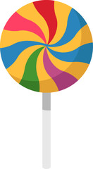 Cute Lollipop Candy Illustration