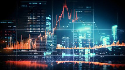 Market Symphony Harmonizing Trends and Insights on the Stock Chart. Generative AI