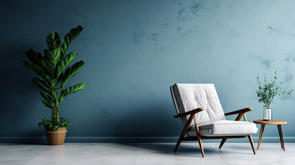 Modern interior furniture. Generative AI