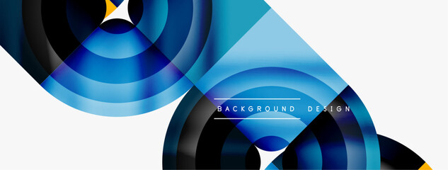 Circle abstract background. Wallpaper, banner, background, landing page, wall art, invitation, print, poster