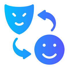 hypocrisy gradient icon