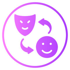 hypocrisy gradient icon