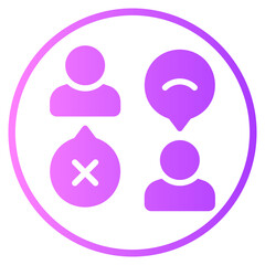 ignore gradient icon