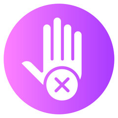stop gradient icon
