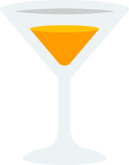 Simple Drink Glass Illustration