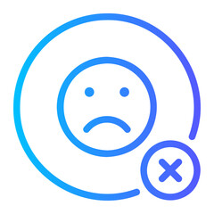 banned gradient icon