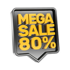 mega sale 3d rendering