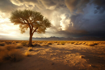 Fototapeta na wymiar Stunning Desert Artistry. Generative AI