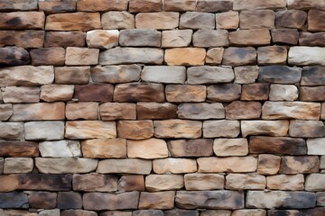 Obraz premium Background of stone wall texture. Natural stone wall texture for design.generative ai
