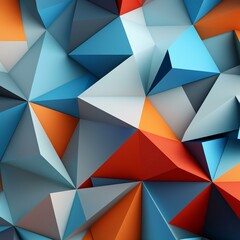 Obraz premium abstract geometric background, generative ai