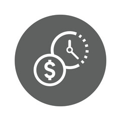 Time is Money icon.