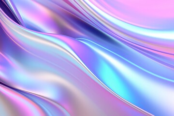 Metallic flat holographic background. Made with AI Generative