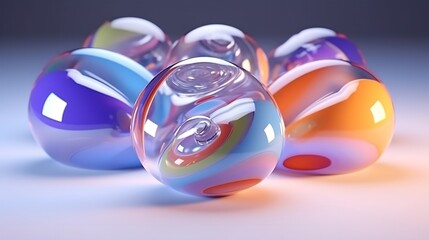 Glass spheres, generative AI