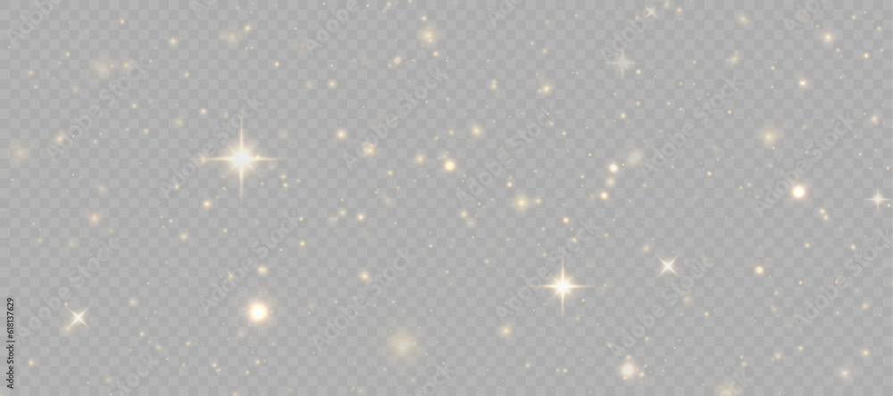 Poster bokeh glare lights. golden blurry translucent highlights. abstract light effect. vector