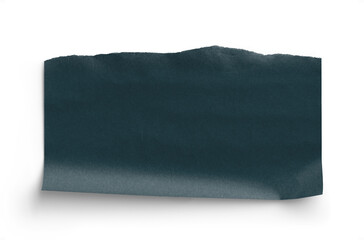 Fototapeta premium Blue Torn Wrapping Paper Piece