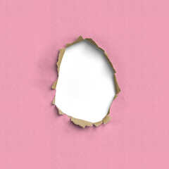 Pink Wrapping Paper with Hole