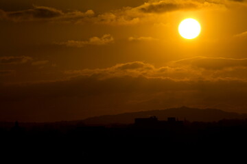 Urban Sunset Sky