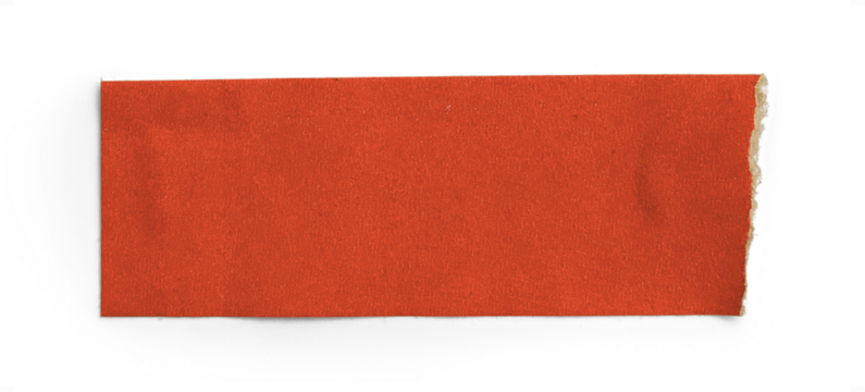 Red Wrapping Paper Strip