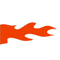 Tribal Hotrod Muscle Car Flame