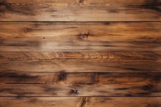 Seamless Background Of Dark Wooden Planks.