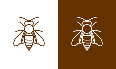 bee monoline logo