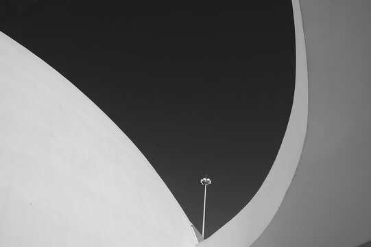 black and white