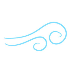 Blow Gusts Cold Wind Air Illustration