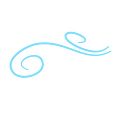 Blow Gusts Cold Wind Air Illustration