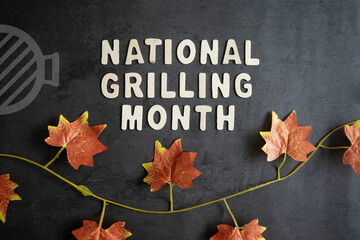 National Grilling Month, food BBQ Selective focus