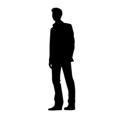 person standing silhouette illustration