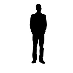 person standing silhouette illustration