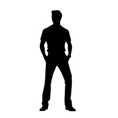 person standing silhouette illustration