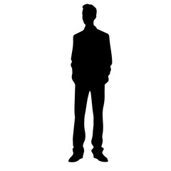person standing silhouette illustration