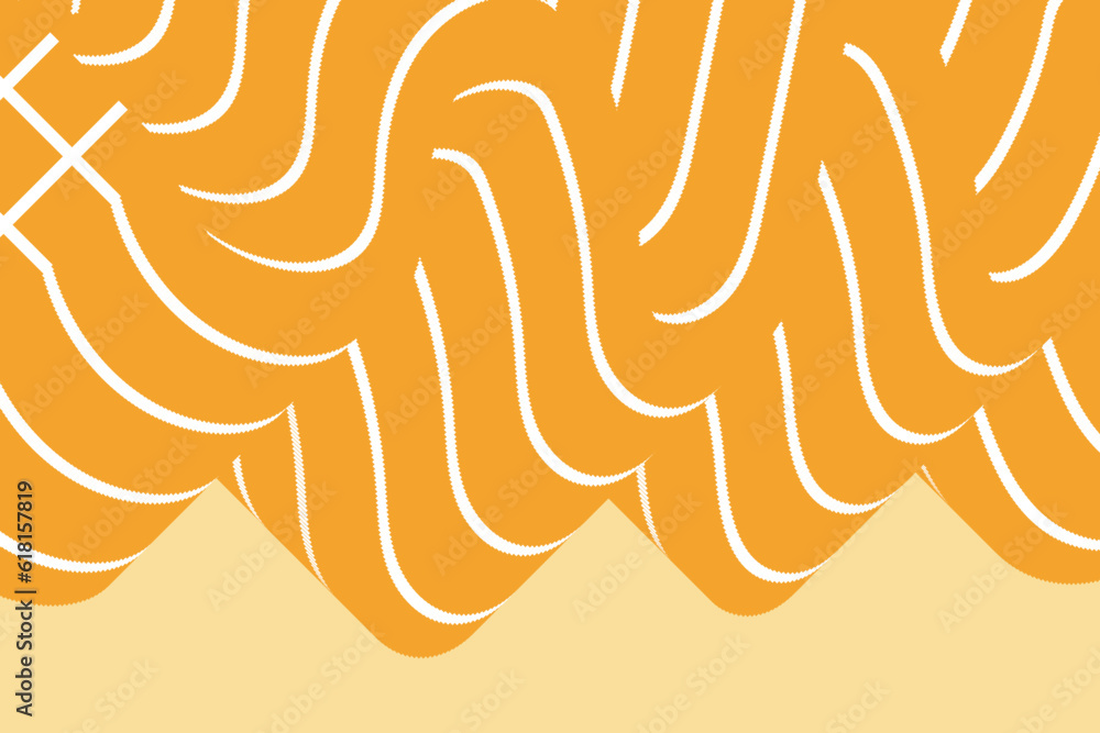 Poster abstract design soft decorative wave pattern isolated with pastel color suitable for background, and