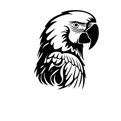 parrot silhouette illustration 