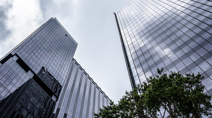 Fototapeta na wymiar Modern Buildings in Downtown Urban Metropolis