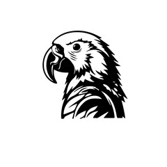 parrot silhouette illustration 