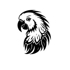 parrot silhouette illustration 