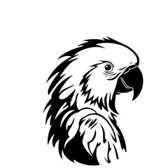 parrot silhouette illustration 