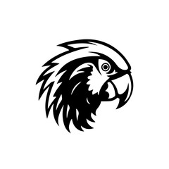 parrot silhouette illustration 