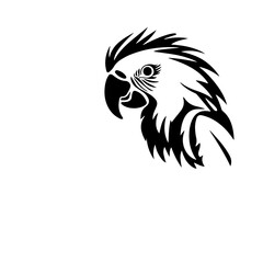parrot silhouette illustration 