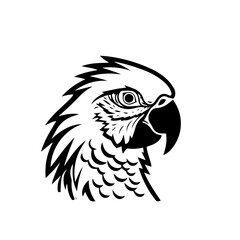 parrot silhouette illustration 