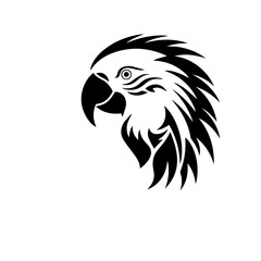 parrot silhouette illustration 